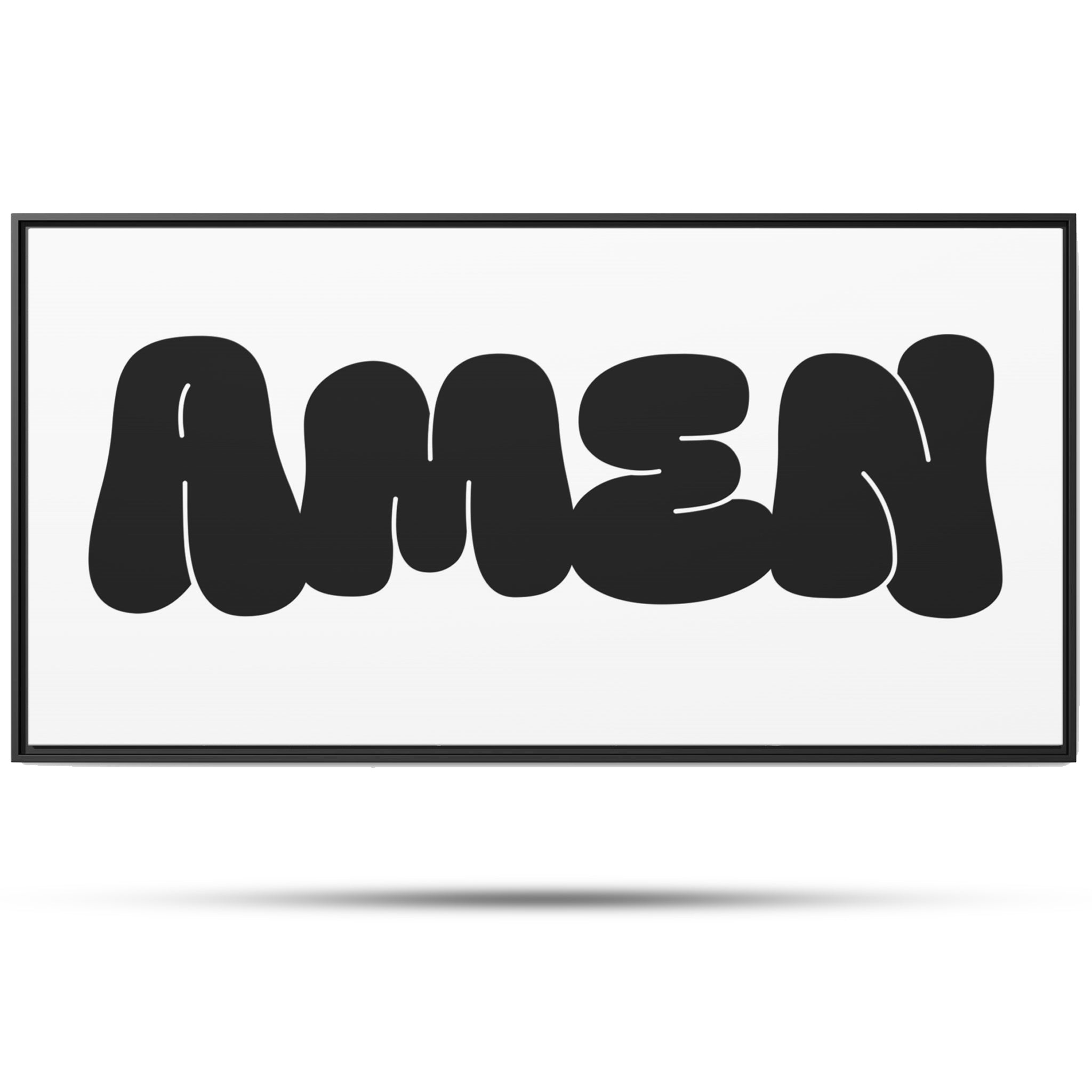 Amen- White Horizontal