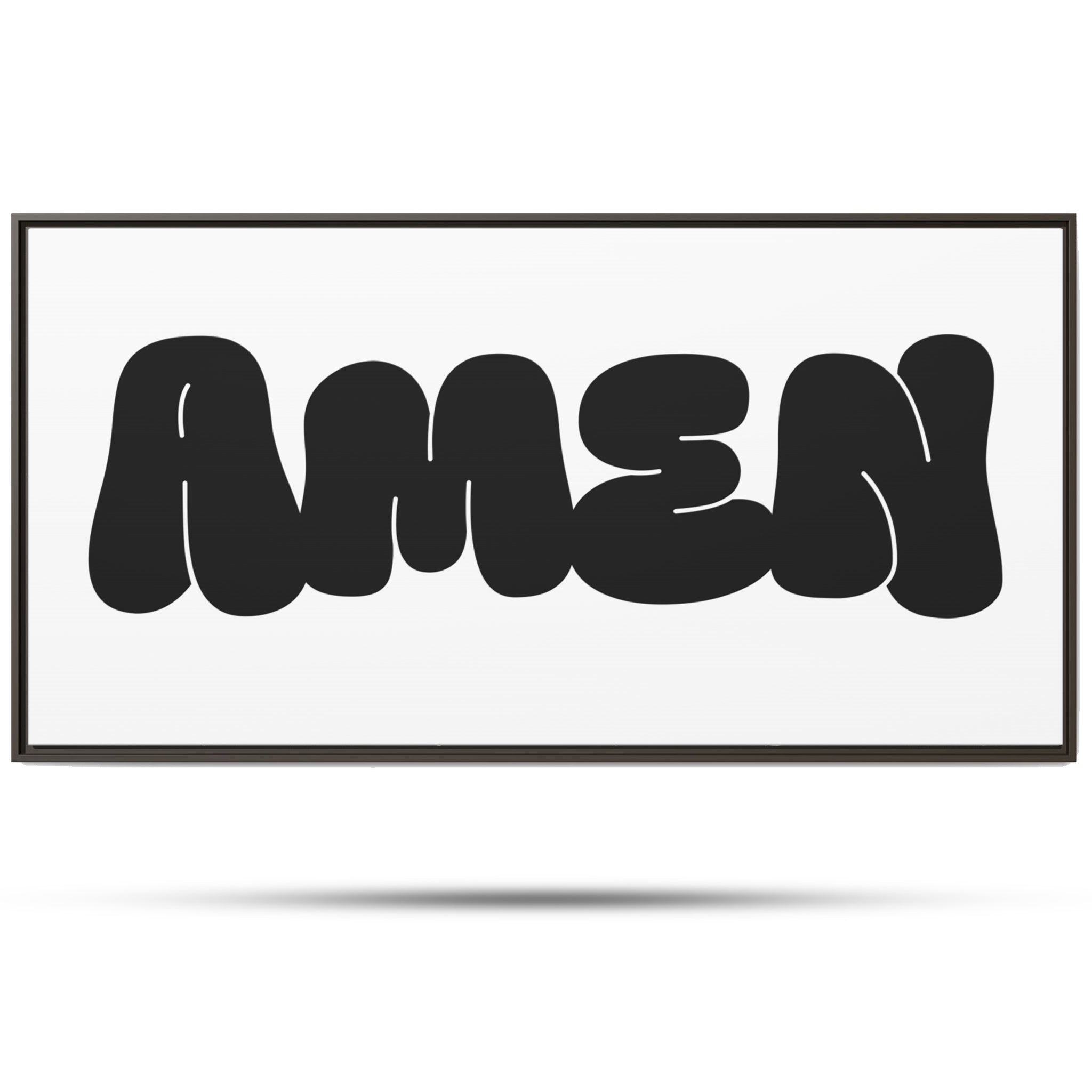 Amen- White Horizontal