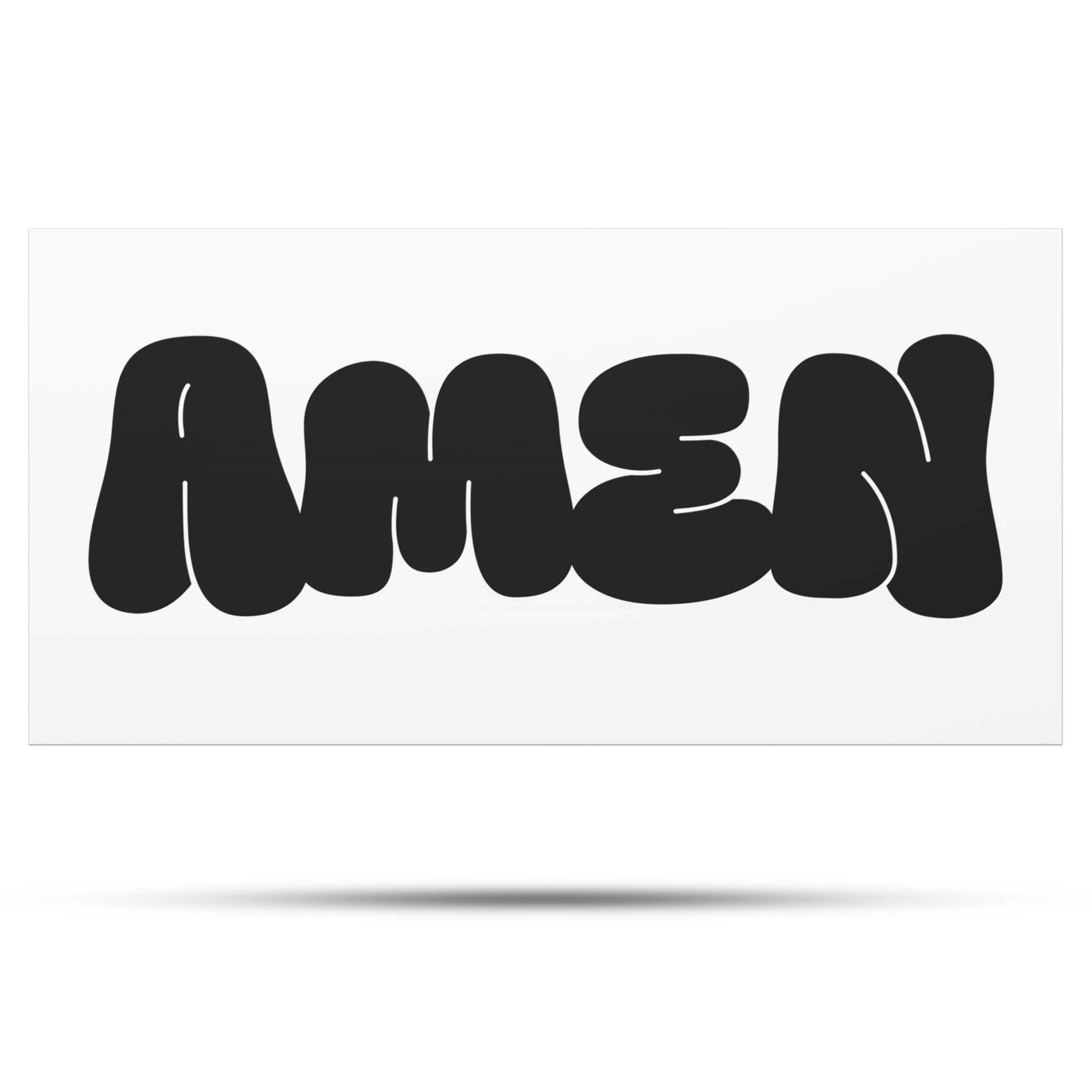 Amen- White Horizontal